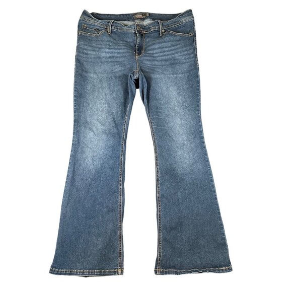 torrid Denim - Torrid Womens 16 R Luxe Slim Boot Feel the Fit Denim Blue Jeans Stretch